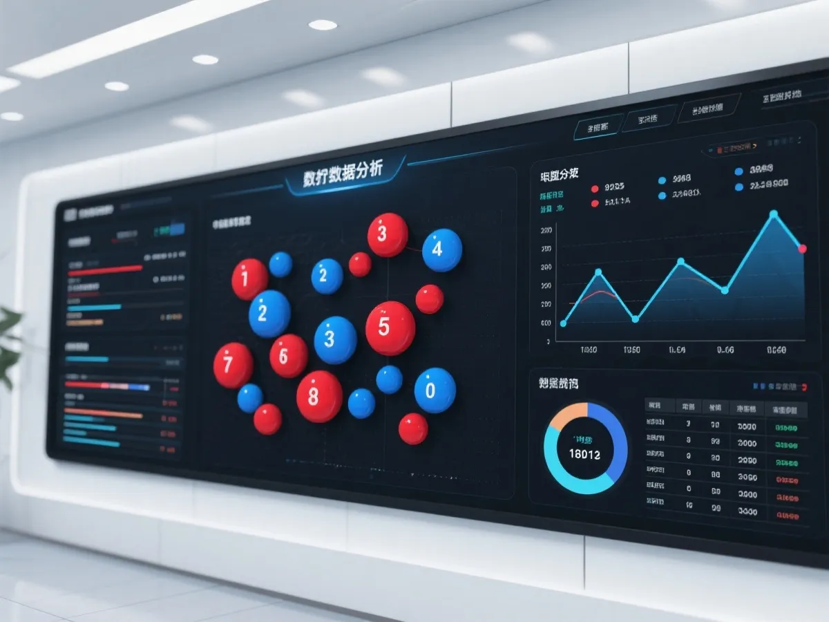 双色球基本走势图数据看板示意图